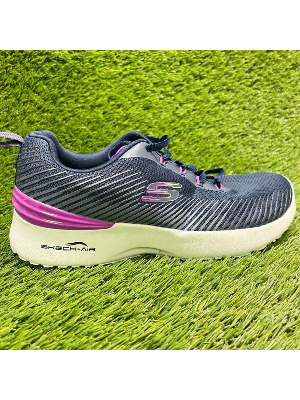 Skechers Skech-Air Dynamight-Luminosity Women Size 7 Blue Running Shoes Sneakers